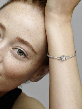 Pandora Moments Snake Chain Charm Bracelet